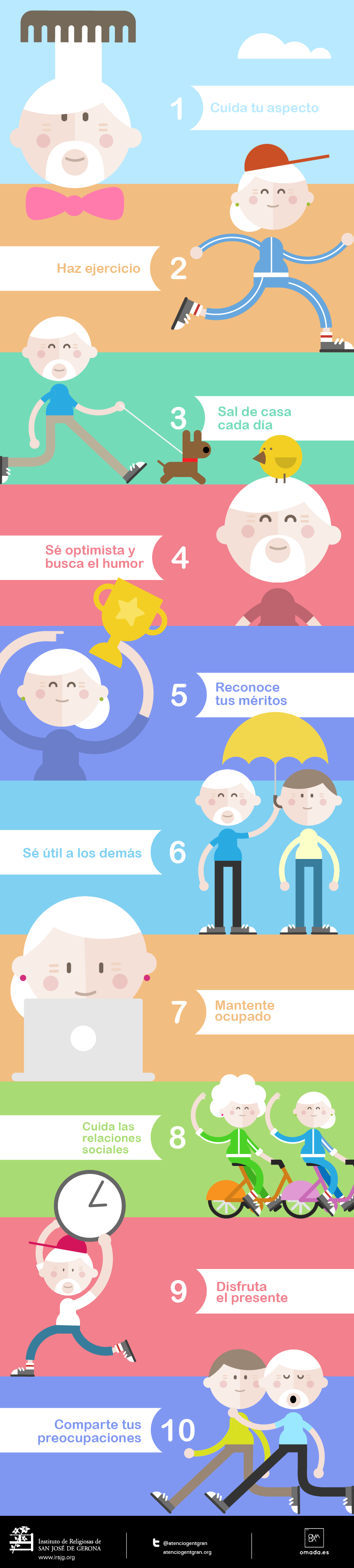 10 consejos para ser feliz en la tercera edad